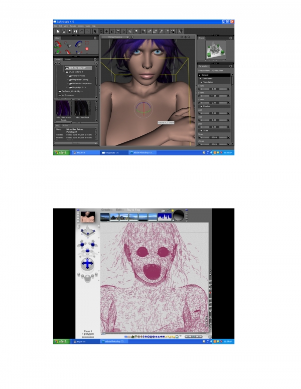 Creation of dis-illusionist: Step 10